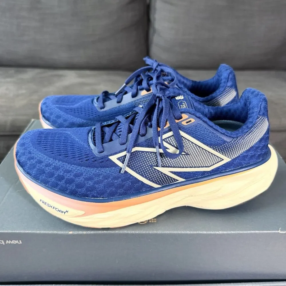 New Balance Fresh Foam X 1080v14 Navy Blue Running Shoes Women's Size 8.5